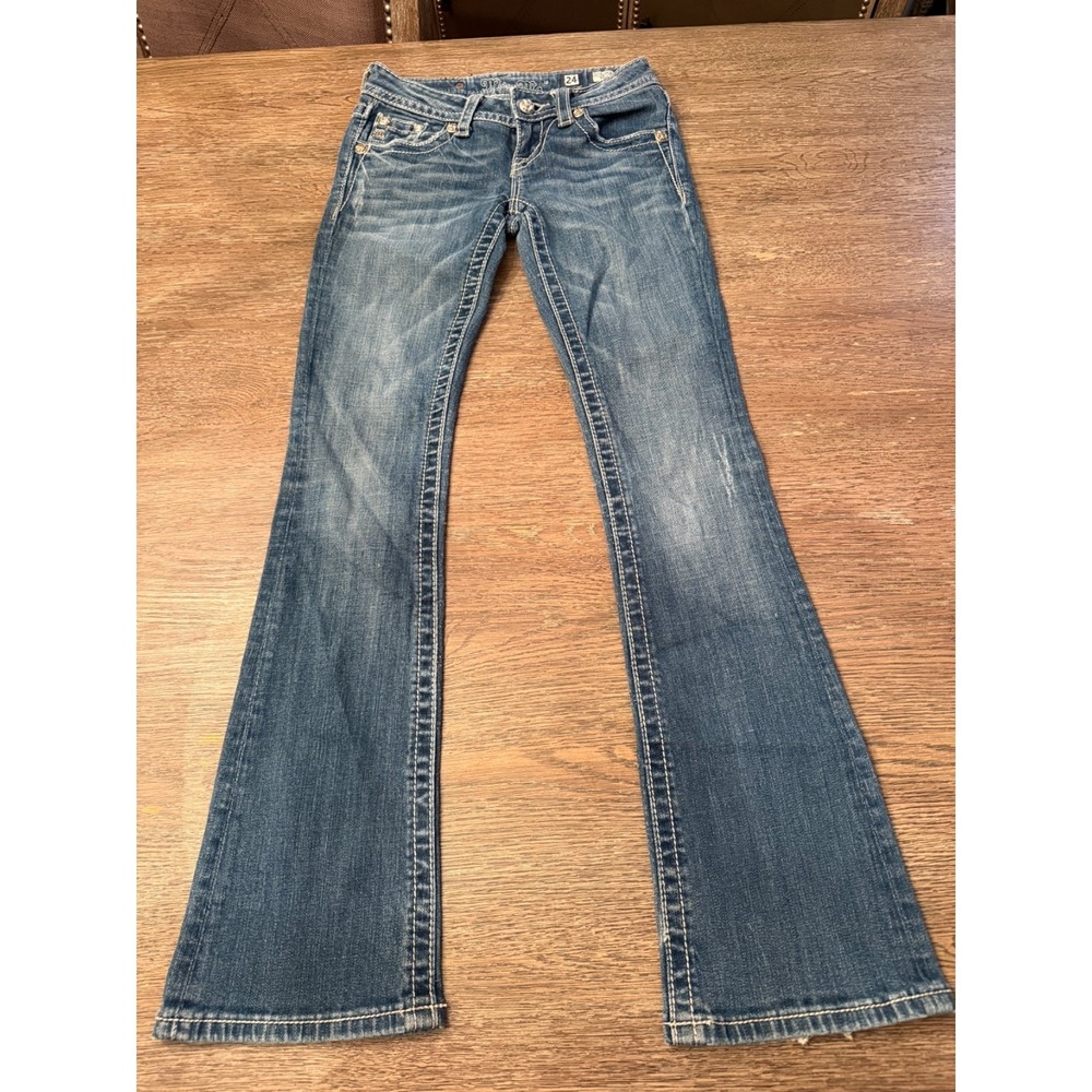 Miss Me Jeans Size 24 JE5445B2R Bootcut EXCELLENT CONDITION!!